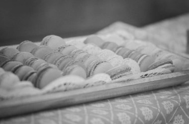 Fransız kurabiyesinin değişik aromalı karışımı.