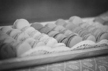 Fransız kurabiyesinin değişik aromalı karışımı.