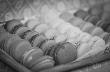 Fransız kurabiyesinin değişik aromalı karışımı.