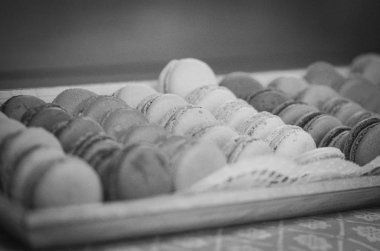 Fransız kurabiyesinin değişik aromalı karışımı.