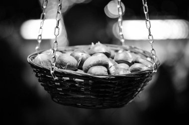 Czech geleneksel yemeği - kavrulmuş kestane