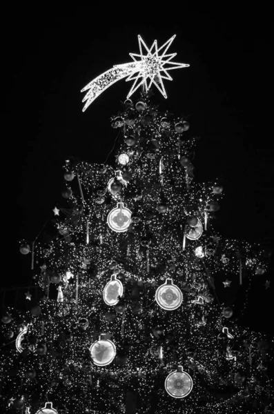 Vánoční Ozdoby Místním Vánočním Trhu Praze — Stock fotografie