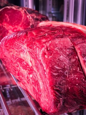 taptaze sığır eti yakın görüntüsü