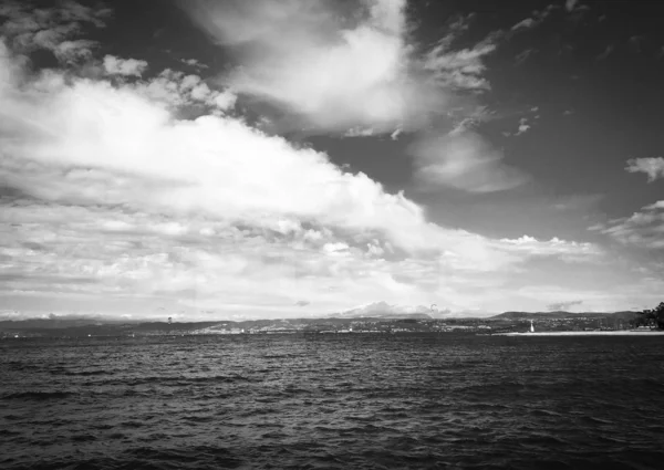 Vue Panoramique Sur Bord Mer Slovène — Photo