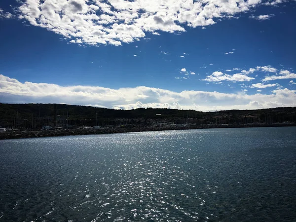 Panoramablick Auf Die Slowenische Küste — Stockfoto