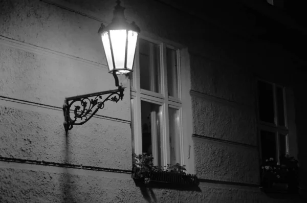Utcai Lámpa Közelről — Stock Fotó