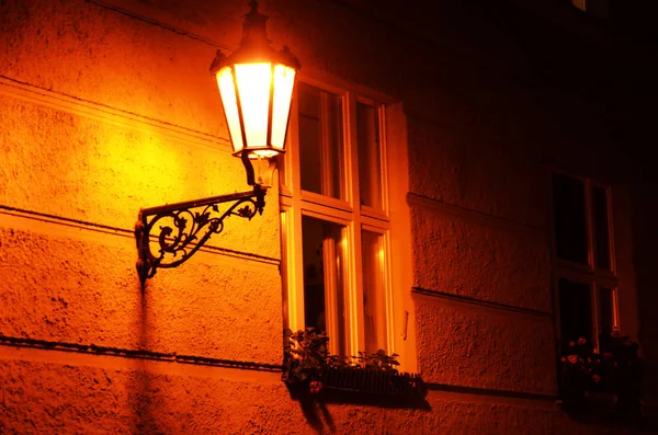 Pouliční Lampa Zavřít Pohled — Stock fotografie