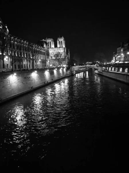 Franse Rivier Van Dichtbij Bekijken Seine — Stockfoto