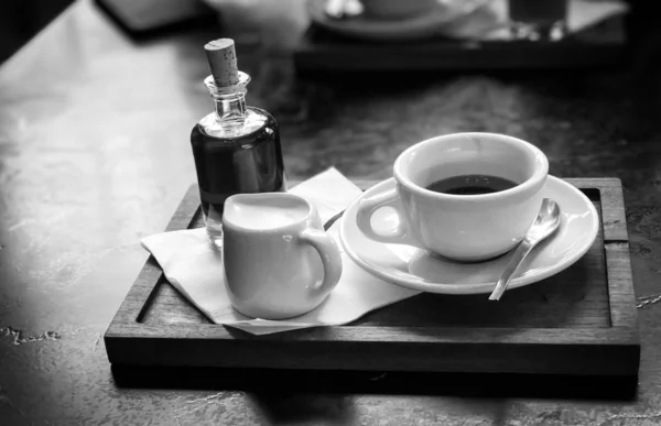 Zanaatkar Kahve Şeker Şurubu — Stok fotoğraf