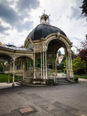 Czech şehri Karlovy Vary 'nin yakın görüntüsü