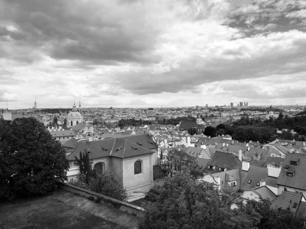 Panoramautsikt Över Prague City — Stockfoto