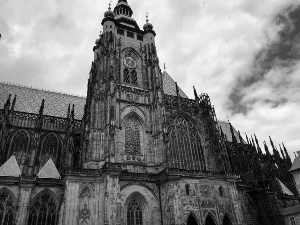 Prag Kalesi Nin Yakın Görüntüsü — Stok fotoğraf