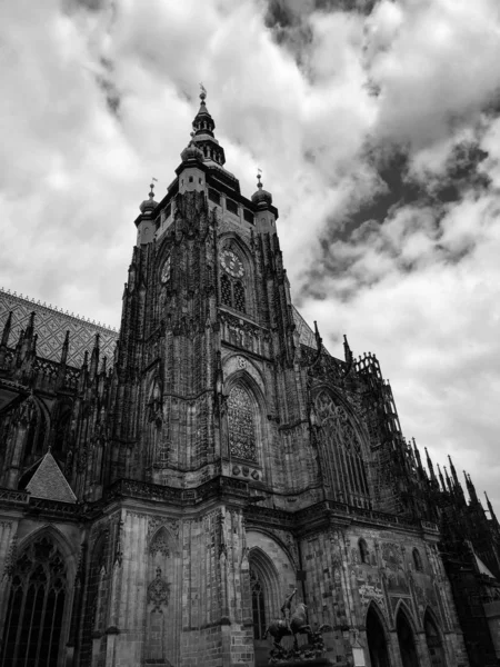 Prag Kalesi Nin Yakın Görüntüsü — Stok fotoğraf