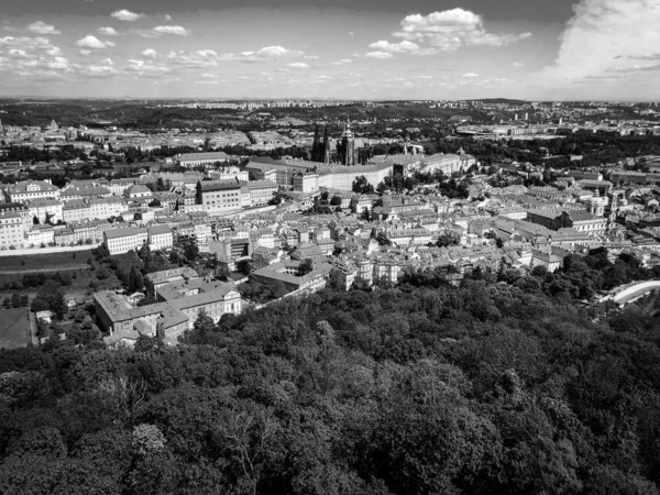 Prag Şehrinin Panoramik Görüntüsü — Stok fotoğraf