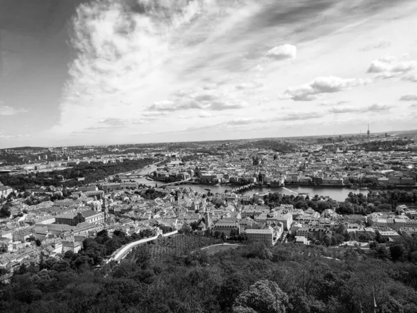 Panoramiczny Widok Miasto Praga — Zdjęcie stockowe