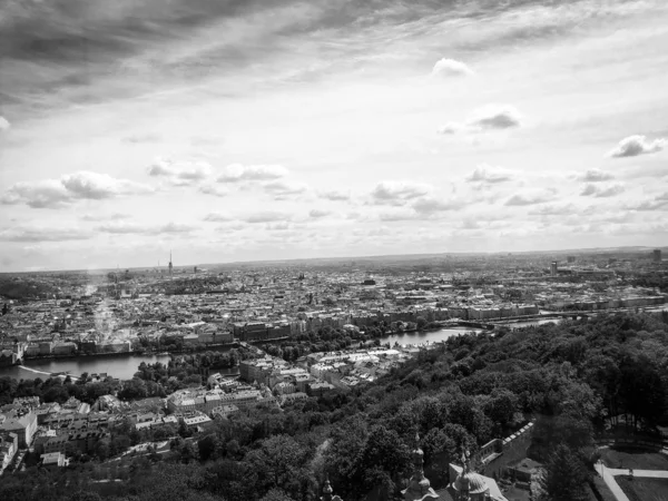 Panoramic View Prague City — Stockfoto