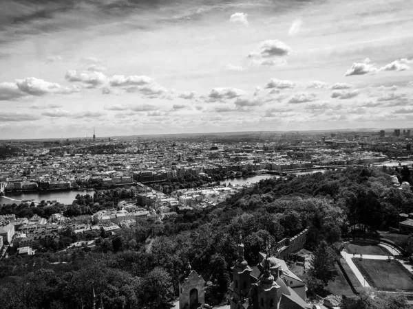 Панорамный Вид Прагу — стоковое фото