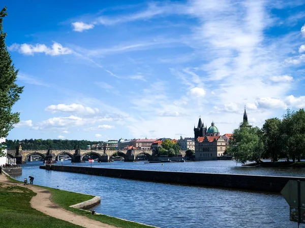 Vista Panorâmica Cidade Praga — Fotografia de Stock