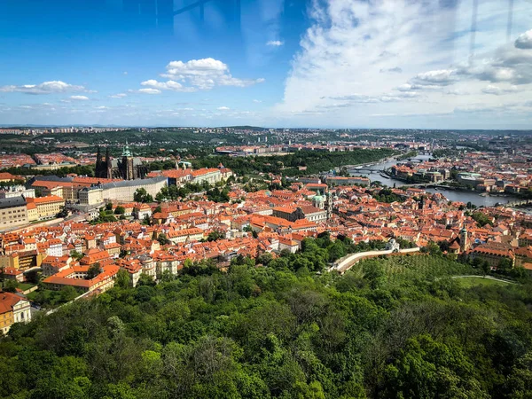 Vue Panoramique Sur Ville Prague — Photo