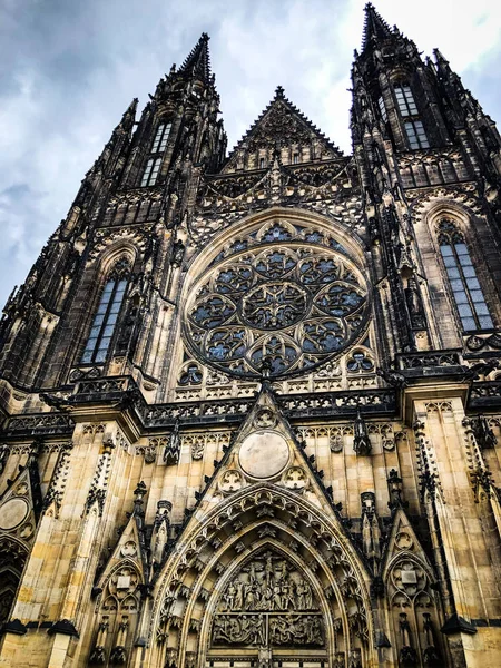 Vista Vicino Del Castello Praga — Foto Stock