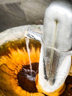 Karlovy Vary 'deki termal su kaynağı