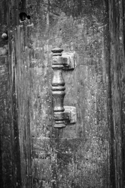 Portas Antigas Fechar Dentro Das Ruas Históricas Roma — Fotografia de Stock