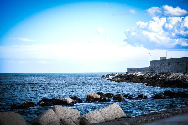 Vue Rapprochée Sur Mer Italienne — Photo