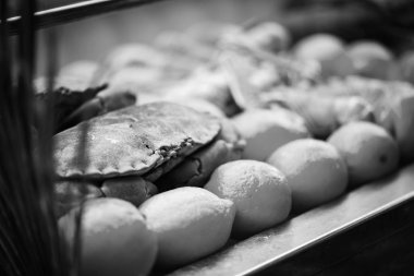 Taze ıstakoz. Yakından bak.