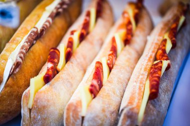 İtalyan panini yakın görüş