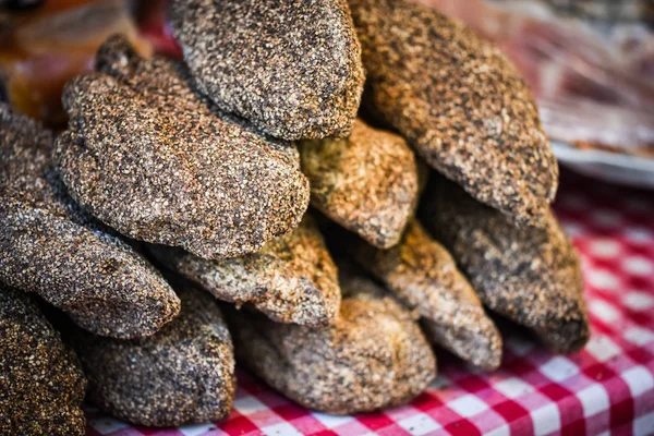 Savoureuse Charcuterie Française Vue Rapprochée — Photo