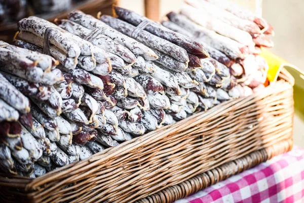 Tasty French Charcuterie Close View — Stock Photo, Image