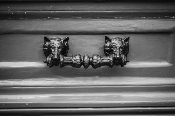 Ancient Doors Historical Streets Rome — Stock Photo, Image