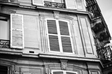 parisian streets close up view