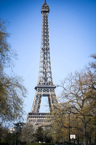 Vista Perto Passeio Eifel Paris — Fotografia de Stock