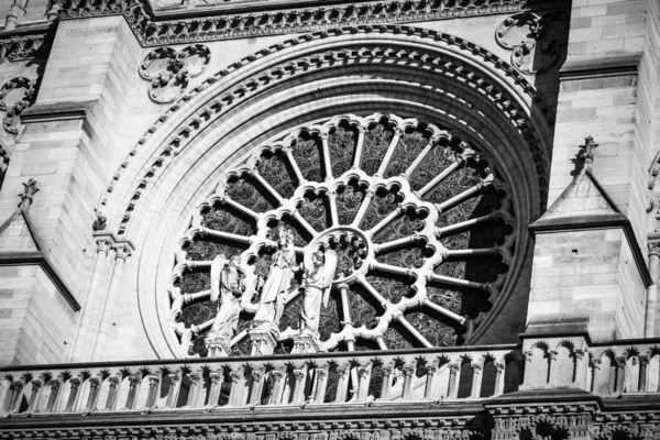 Église Parisienne Vue Rapprochée Notre Dame Paris — Photo