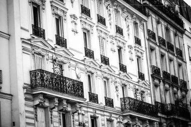 parisian streets close up view