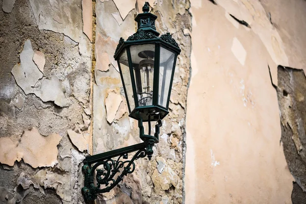 Ontworpen Straatlamp Praag — Stockfoto