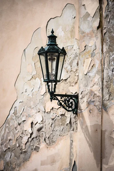 Tervezett Utcai Lámpa Prágában — Stock Fotó