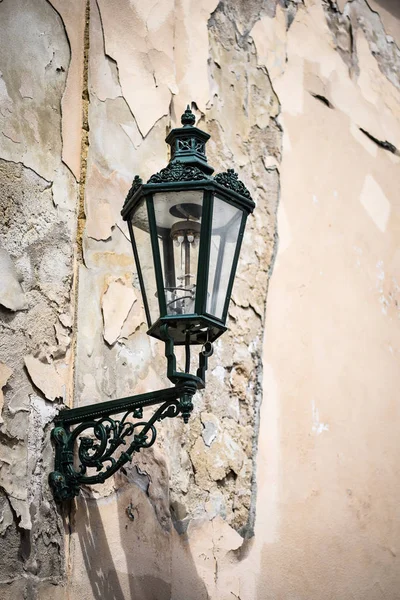 Ontworpen Straatlamp Praag — Stockfoto