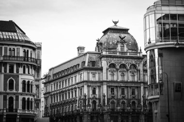 Prag şehrinin panoramik görünüm