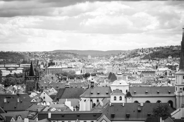 Panoramatický Výhled Město Praha — Stock fotografie