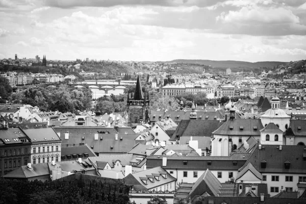 Panoramatický Výhled Město Praha — Stock fotografie