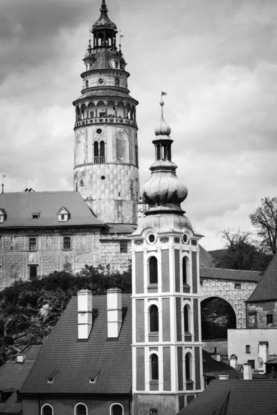 Nahaufnahme Der Tschechischen Stadt Cesky Krumlov — Stockfoto