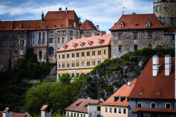 Zblízka Pohled České Město Český Krumlov — Stock fotografie