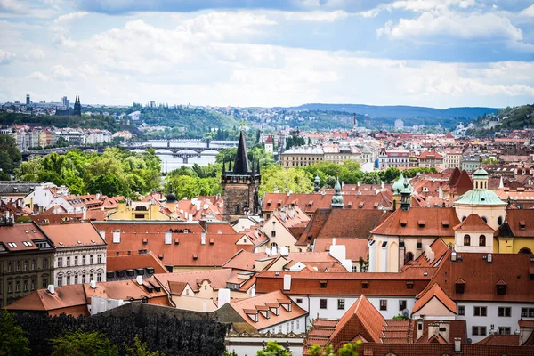 Vista Panorámica Ciudad Prague —  Fotos de Stock