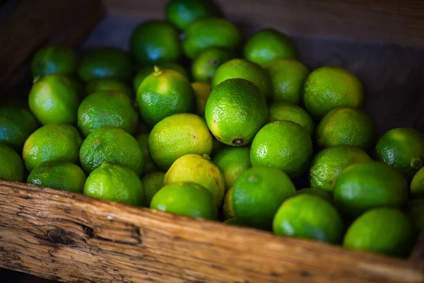 Close View Fresh Limes — Stock Photo, Image