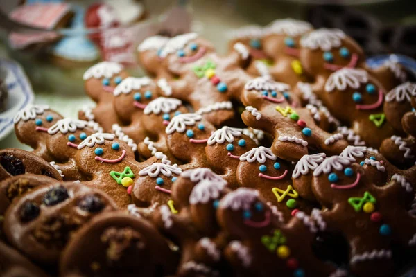 Delicioso Pão Gengibre Artesanal Perto — Fotografia de Stock