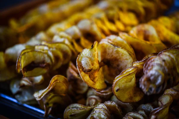 Potatoes Sticks Close View — Stock Photo, Image