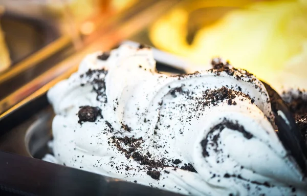 Italian Ice Cream Close View — 스톡 사진
