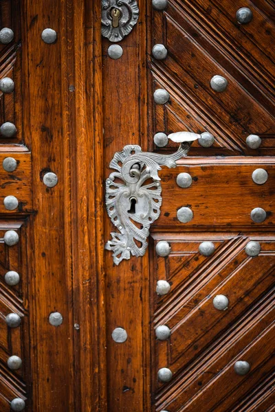 Close View Historical Doors Streets Prague — Stock Photo, Image